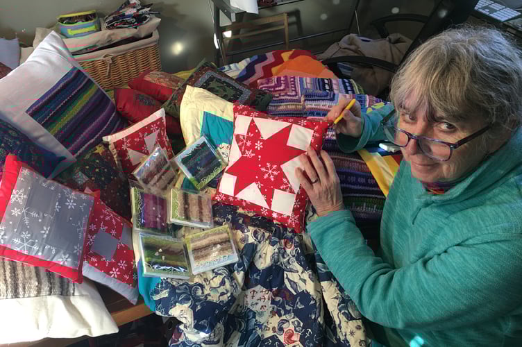 Sally Hamlyn will be among the stallholders at the St Cleer Memorial Hall Craft Fair on Saturday, November 15